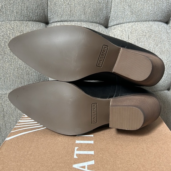 Portland Leather Patina The Dakota Boot Black Leather 7 - Picture 8 of 12